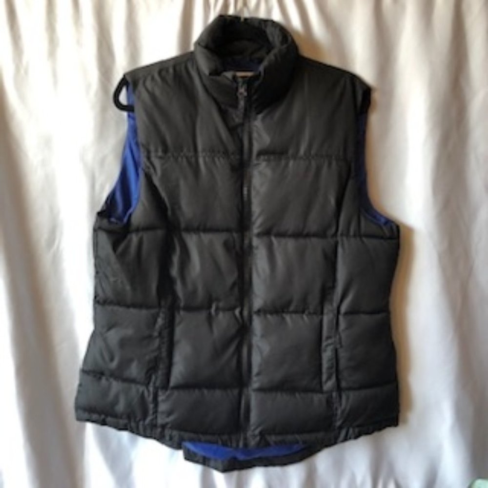 Avenue Zip-up Puffer Vest | Black